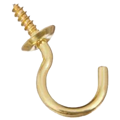 Cup Hooks - Brass